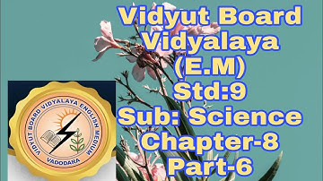 522.Std-9,Science,Chapter-8,Part-6, Vidyut Board Vidyalaya | BHAGYESH THAKKAR