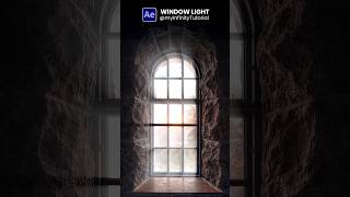 How to Make Light Rays Shine Through Window in After Effects 🔥 | AE Quick Tips 48