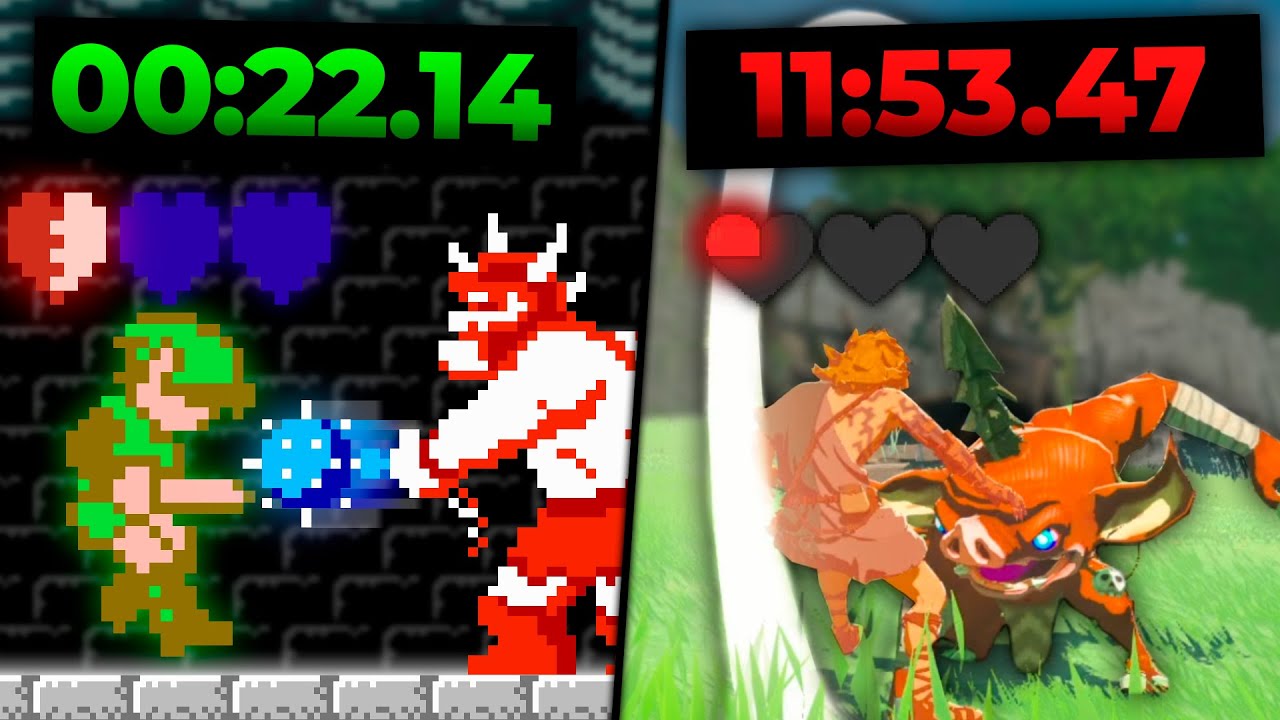 ¿Qué tan RÁPIDO puedes MORIR en CADA JUEGO de Zelda?
