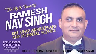 Navs Singh - 1 Year Ceremony - Tribute/Memorial Slideshow - by Peters Photos
