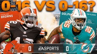 Can The 0-16 Cleveland Browns Beat The Miami Dolphins Madden 20 Experiment!