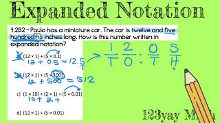 TEKS 4.2B - 2 Expanded notation with decimals | 4th grade Math test prep