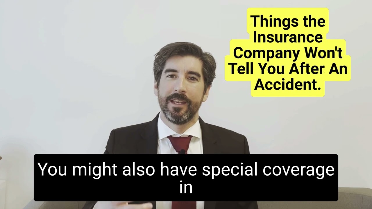 Things The Insurance Company Doesn'T Want To Tell You After A Car Accident