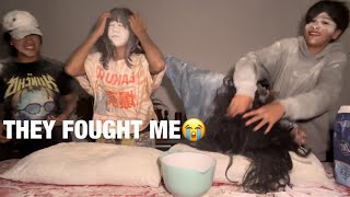 EXTREME FLOUR CHALLENGE WITH MY SIBLINGS/ VLOGMAS DAY 8⛄️