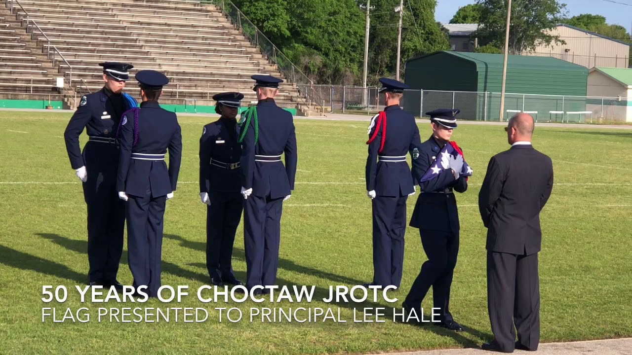 newspaper Choctaw JROTC Flag