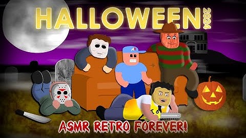 ASMR RETRO HALLOWEEN 2024 COMPILATION - Over 5 hours!