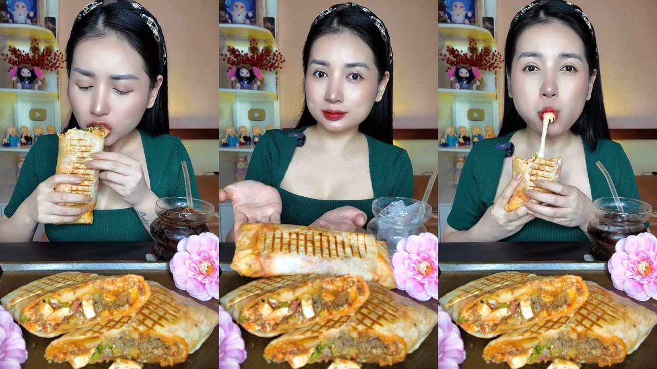 Không Đếm Xuể Bao Nhiêu Lần Nói NGON Khi Ăn Bánh TACOS | SALLY HẠNG