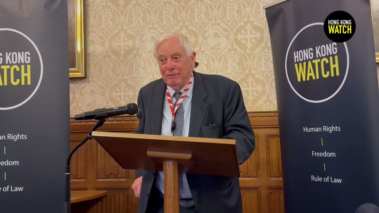 Lord Patten of Barnes’ keynote speech at Hong Kong Watch Annual Dinner 2025