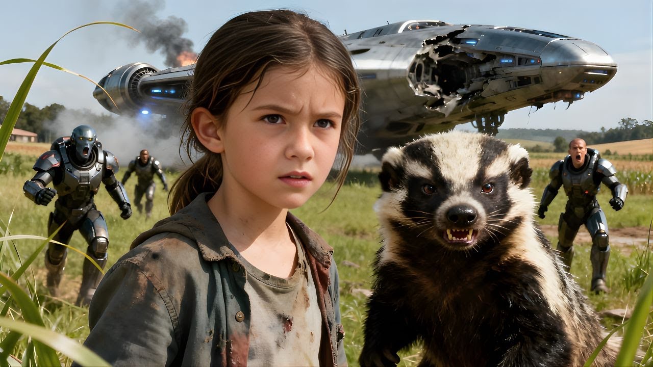 Командир инопланетян спросил: «Медоед опасен?» — Ребенок ответил: «Опасен? Он может стереть вашу ...