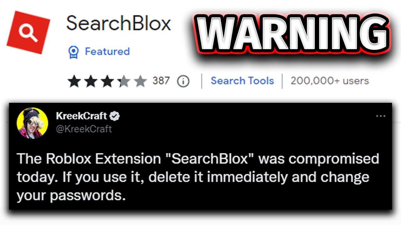 This Roblox Chrome extension had a sneaky security backdoor