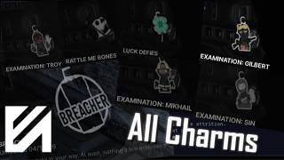 Roblox PROJECT APEX - All Charm Unlocks (Examination Collab | Base Game Charms)