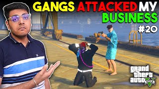 Gangs Attacked My Business 😢 In GTA 5 RP | GTA 5 Grand RP #20 | MrLazy [HINDI]