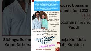 Ram Charan’s Life and Wealth Revealed! #ramcharan