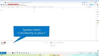 Equatio - Speech to Math - Refine with AI