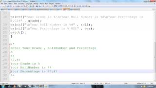 C Programming In Hindi | Scanning Multiple Values Using scanf() function