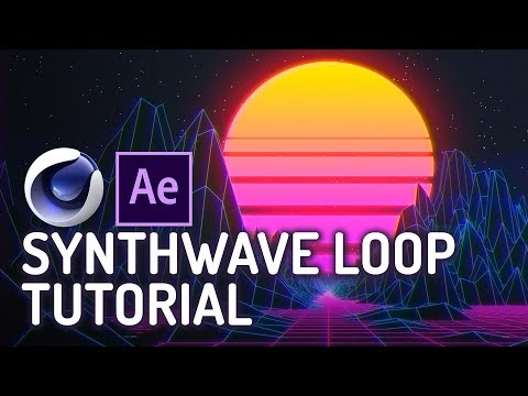 Synthwave Loop Tutorial - Cinema 4D & After Effects.