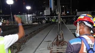 Project Time Lapse Of Beam Launching At Newton Area Video 1