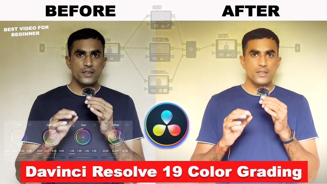 COLOUR GRADING For Beginners ⚡️ DaVinci Resolve 19 || Hindi || Guide ...