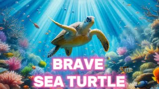 Bedtime Stories For Kids - BRAVE SEA TURTLE