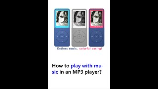 How to play with music in an MP3 player?about Music Interface Menu#mp3player #audible #musicplayer