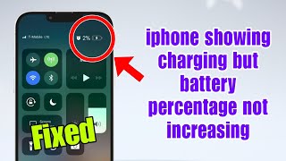 iphone showing charging but battery percentage not increasing | iphone charging but not increasing