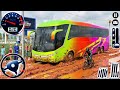 Dangerous Mountain Bus Driving - Offroad Bus Simulator - Public Transport - Android Gameplay 
