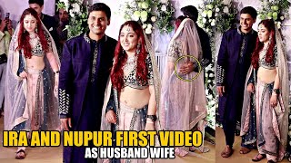 Ira Khan And Nupur Shikhare FIRST VIDEO After Marriage/Nikaah | Aamir Khan Daughter Wedding Video