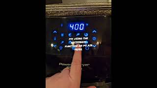 Let's make a pork tenderloin in the air fryer using the rotisserie feature!