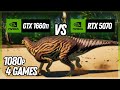 RTX 5070 vs GTX 1660Ti - 1080p - 4 games benchmark