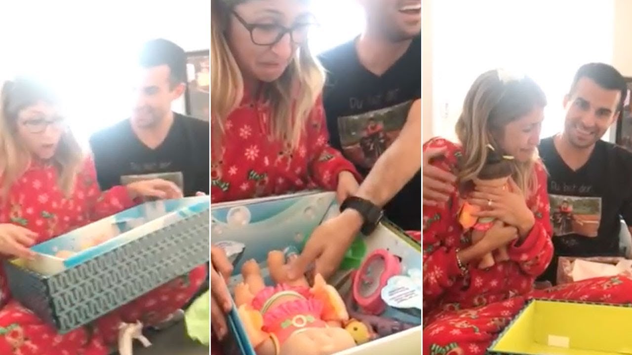newspaper mockup 20 years after leaving doll behind, woman gets replacement