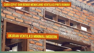 cara memasang ventilasi rumah[Cara cepat dan benar memasang ventilasi rumah