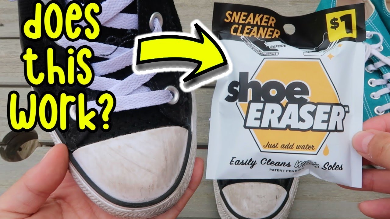 SPONSORED! A review of SneakErasers. They work!!!! #sneakerasers