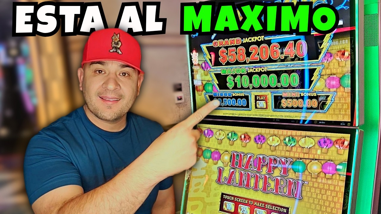 UN MAJOR DE $10,000!!! No podía dejar pasar esa máquina (LIGHTNING CASH)