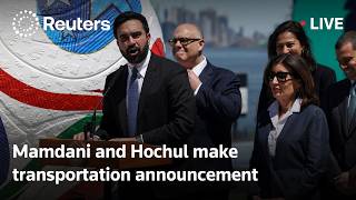 LIVE: New York's Mamdani and Hochul make transportation announcement