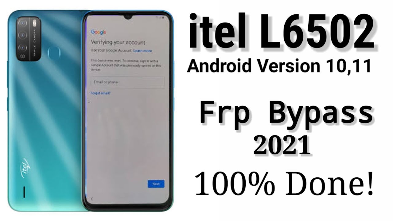 Itel Vision 1 Pro L6502 Frp Bypass  |  itel Version  1 Pro Google Account Bypass