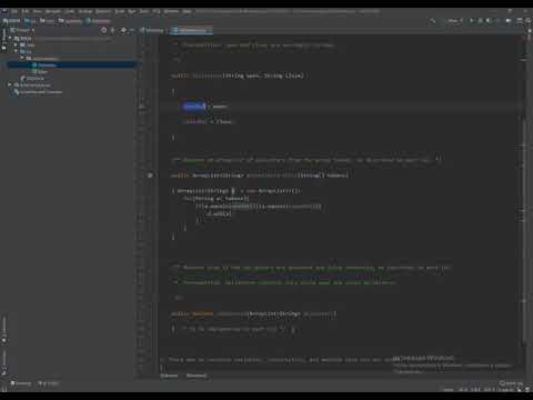 The open and close delimiters JAVA AP