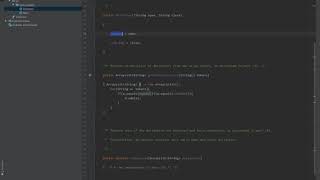The open and close delimiters JAVA AP