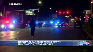 Deputy cleared in teen's death