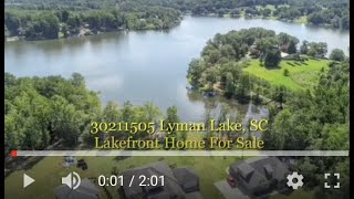 3021505 Lyman Lake, SC - Move-in-Ready Waterfront Home! 3 br, 3 ba
