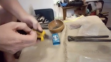 Riveted maille - making the rivets