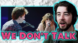 Charlie Puth \& Selena Gomez - Reaction We Don't Talk Anymore Live