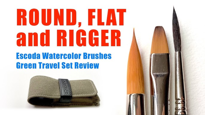 Set Travel Brush, Red Sable Brushes