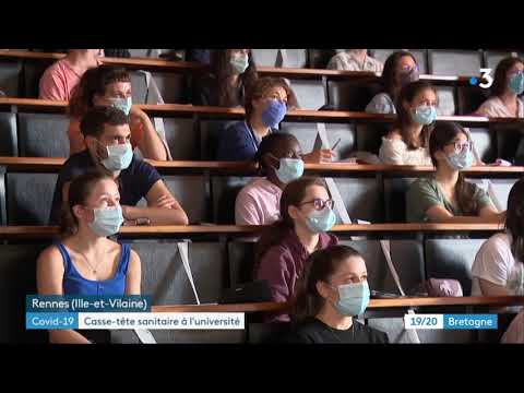 Rennes : une rentrée universitaire chamboulée par le coronavirus