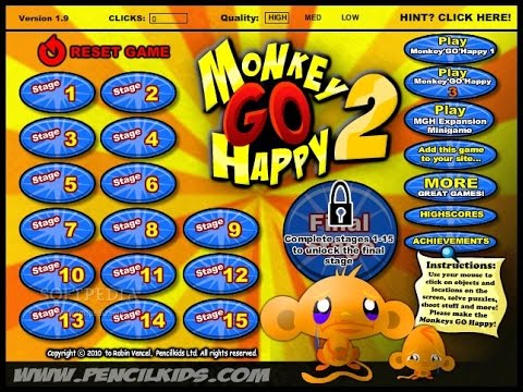 Hướng Dẫn Chơi Game : Chú Khỉ Buồn 2 - Monkey Go Happy 2 - Youtube