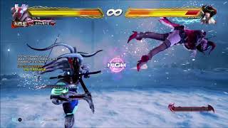 Tekken 7 Yoshimitsu d/f+2(sword) Combos | PS4
