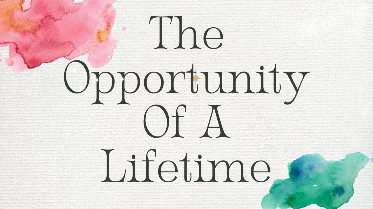 The Opportunity Of A Lifetime Coming Your Way! STAY READY!! #stayready
