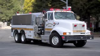 Famous Old School Water Tender! Scotts Valley FD WT2550 Responding Code 3 Profile