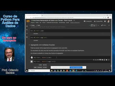 Aula 11 - 08 - Pandas - Agregação e Resumo de dados