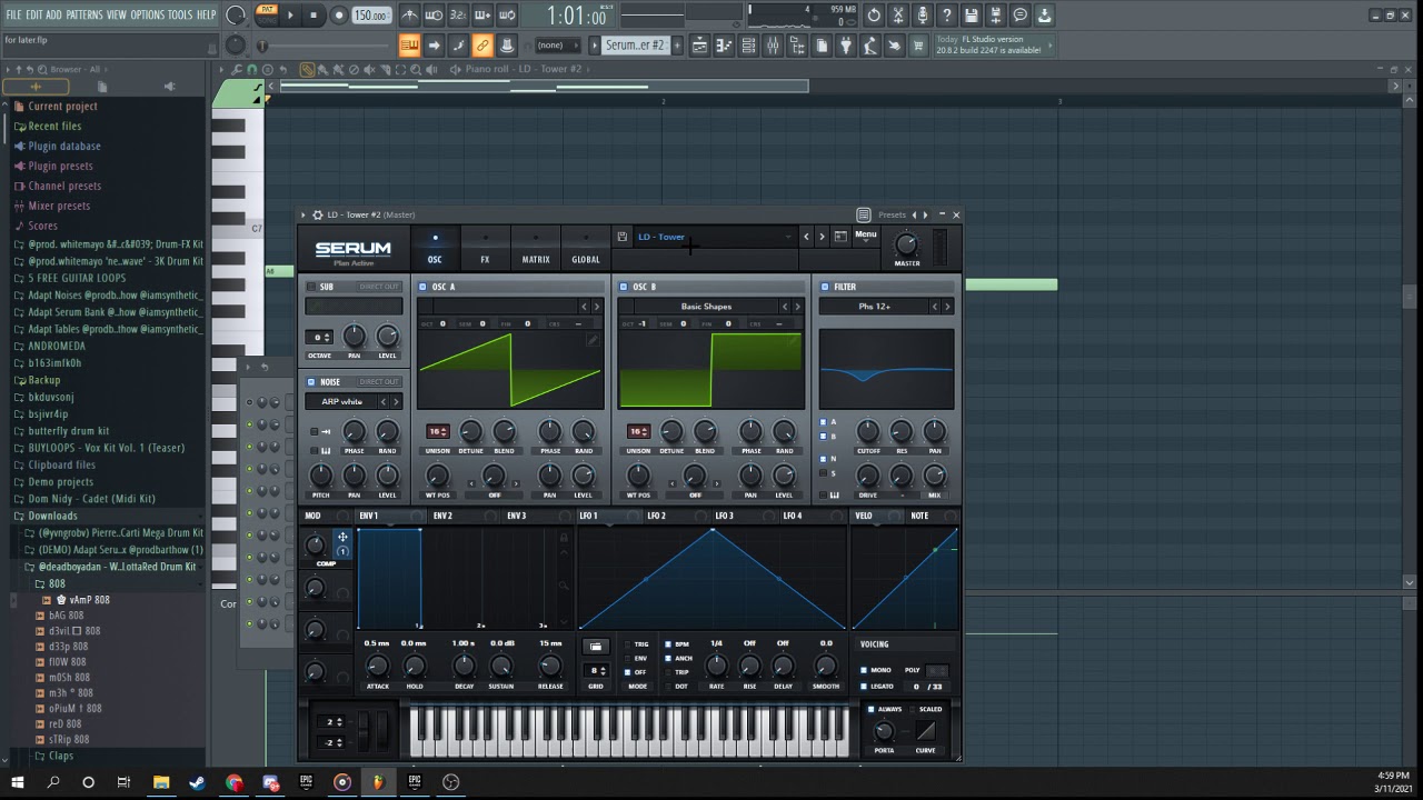How to make a Art Dealer/Whole lotta red type beat (FL 20 Tutorial)
