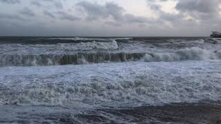 Brighton Beach Huge Waves